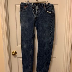 Levi’s 501 button- fly men’s jeans